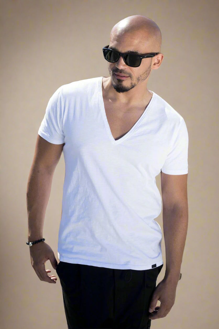 REBEL T-SHIRT JOHNNY BIAŁY