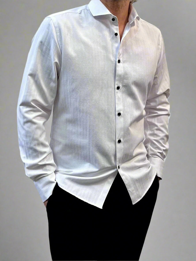 RD Koszula Cutaway Crab Biała Jodełka AW24/2