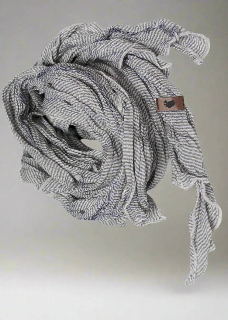 Scarf Cotton Szaro-Beżowy REBEL