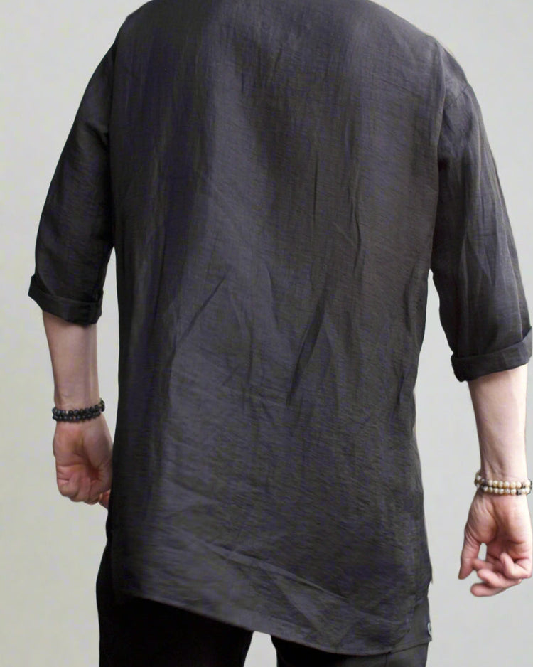 RD Koszula Ravello Czarna SS25/6