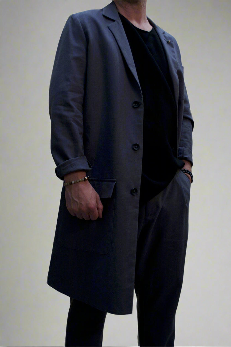 RB Płaszcz Laboratory Szary SS24/8