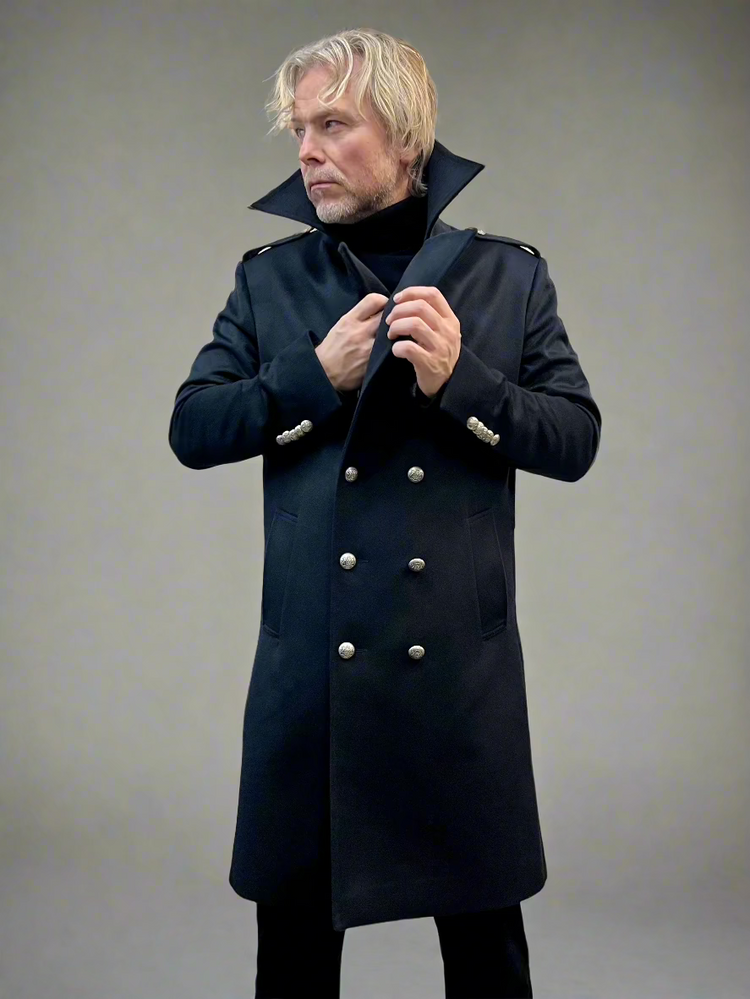 REYKJAVIK PŁASZCZ SPY GRANATOWY