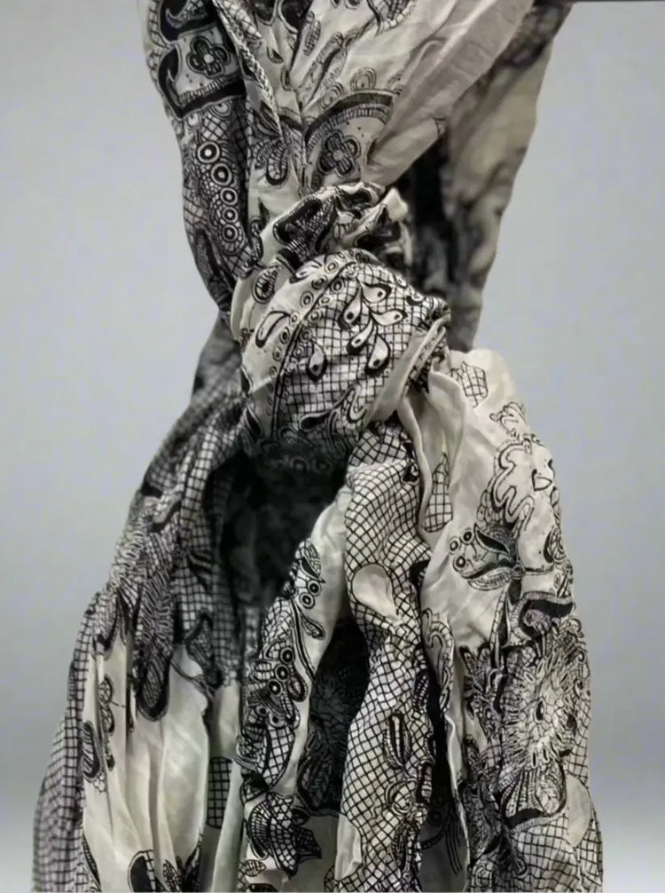 SCARF COTTON/SILK AW23/1 REBEL