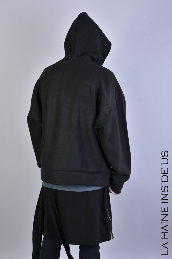 BLUZA OVERSIZE LA HAINE CZARNA LM054