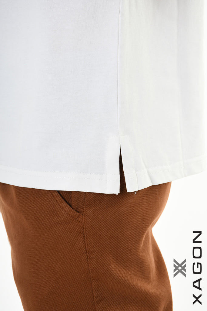 XAGON T-shirt biały ZUTS14