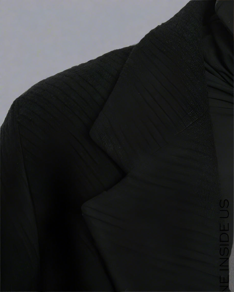 LH Płaszcz Czarny LM1113