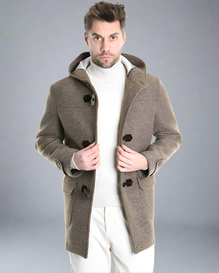 XM Płaszcz Beżowy Burdysówka PCMAOS