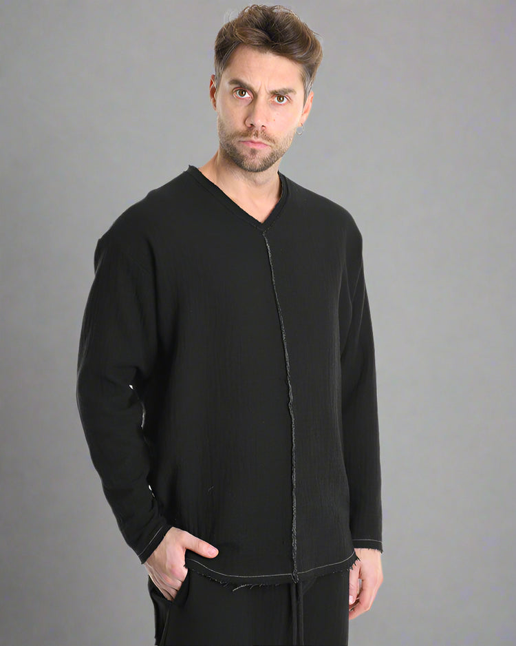 XM Sweter Czarny MD244