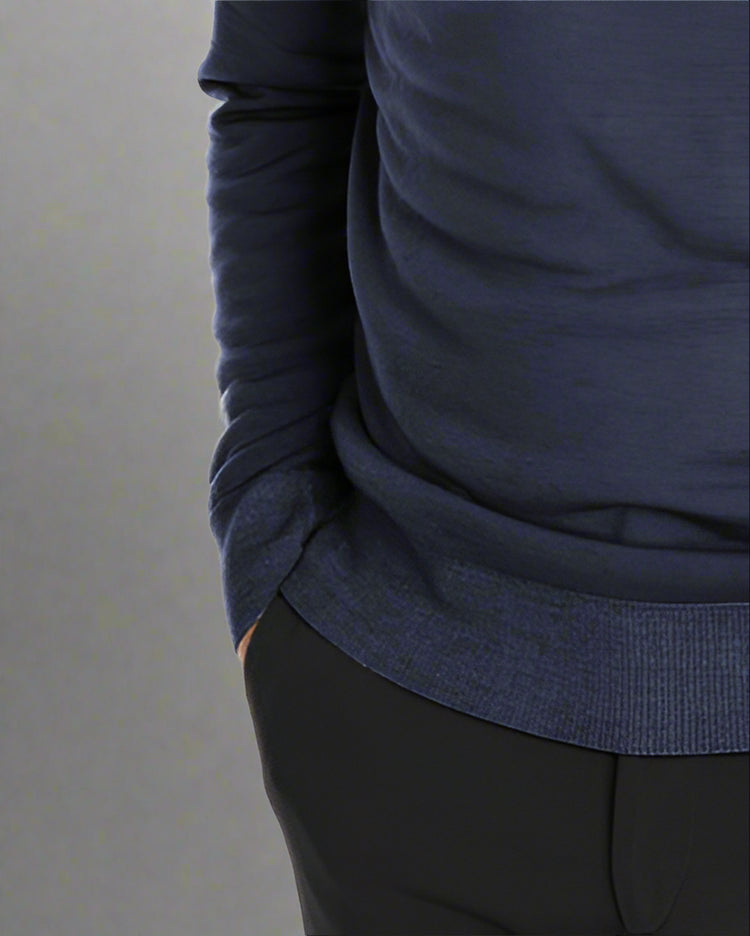 XAGON Golf Granatowy MERINO Q113CL