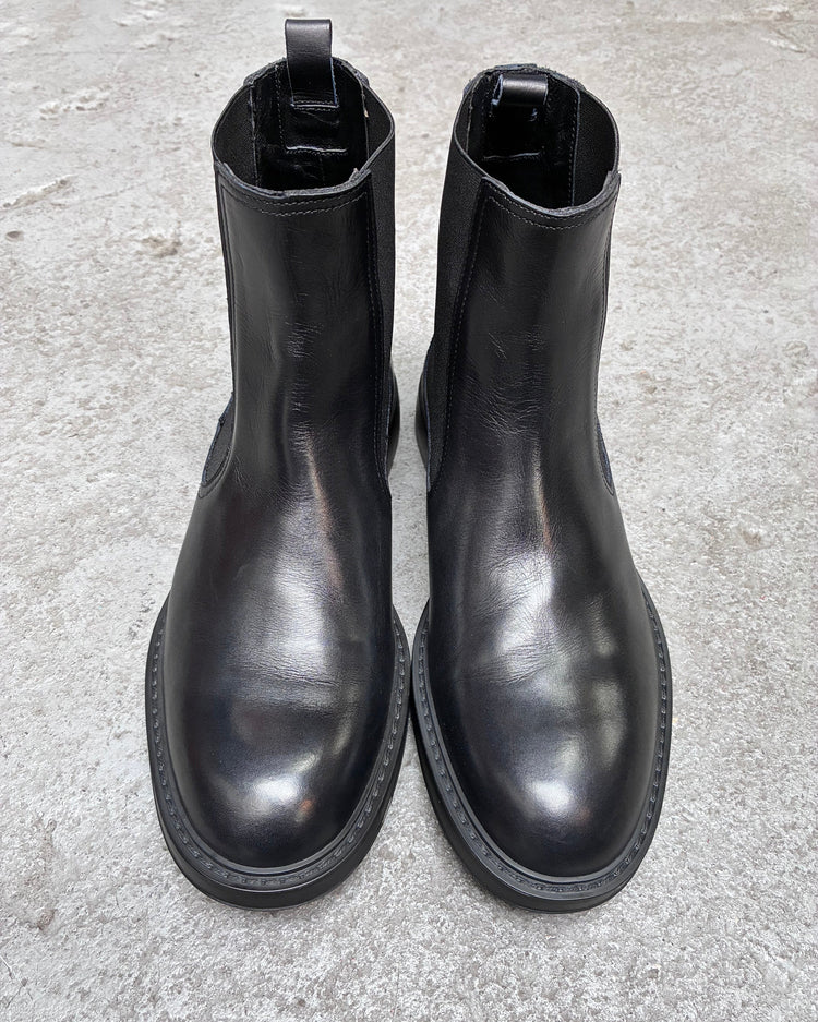 HUNDRED Chelsea Boots Vitello Czarne M632-06 HUNDRED