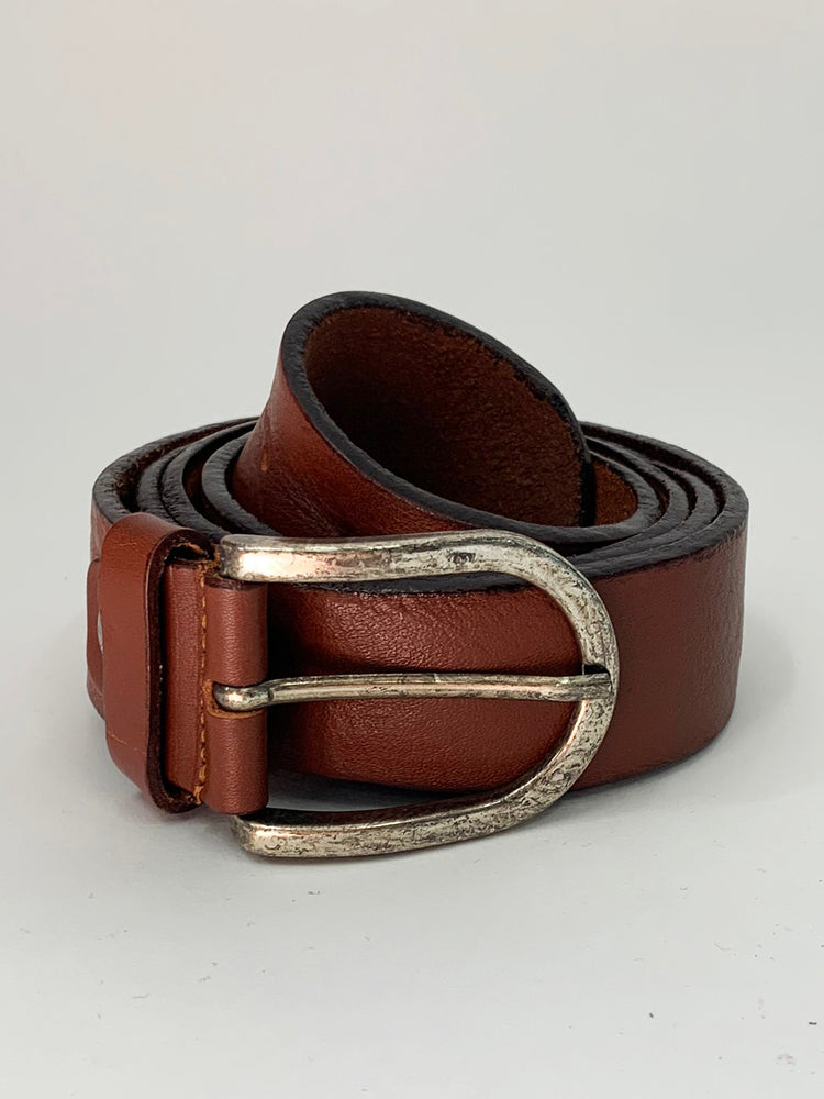 PASEK SKÓRZANY JASNY BRĄZ - reykjavikdistrict