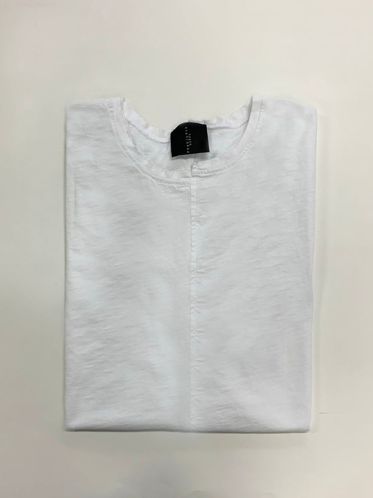 T-SHIRT BIAŁY ASYMETRYCZNY KEITH - reykjavikdistrict