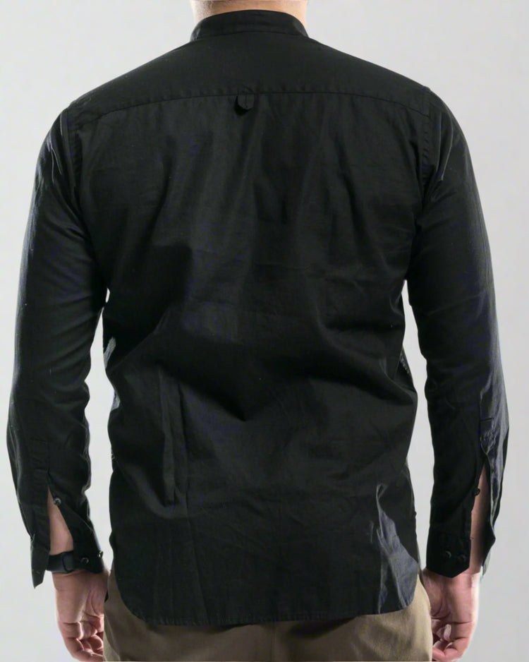 RD KOSZULA MANDARIN CZARNA