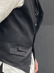 RB Kamizelka Voodoo Czarna Z Lnu SS24/26