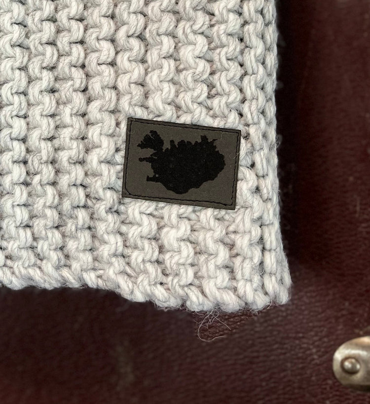 TUBA Z WEŁNY ORAZ ALPAKI JASNOSZARA