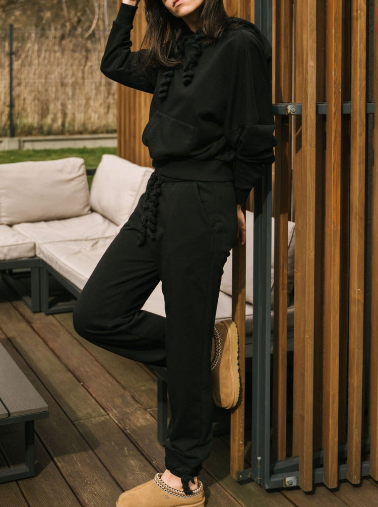 RB Bluza Z Kapturem Bjork Czarna AW23/1