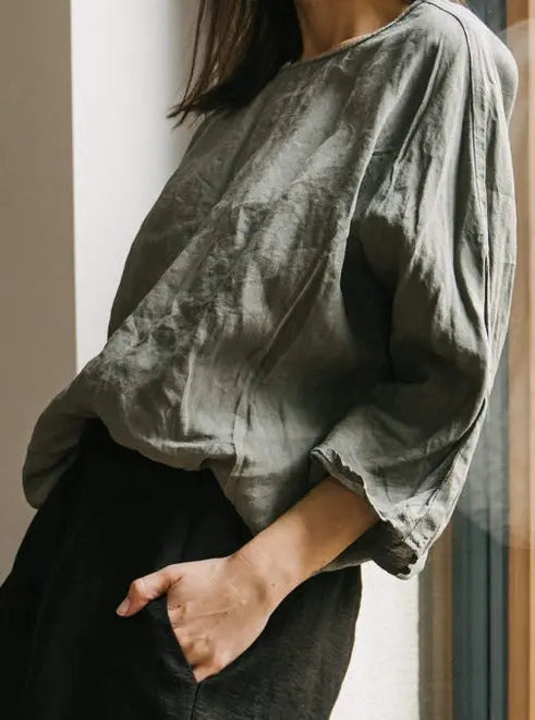 REBEL TOP BELLA SZARY REBEL
