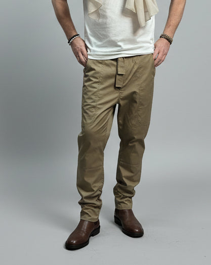 SPODNIE ROBBIE JASNE BEŻOWE  SS24/29