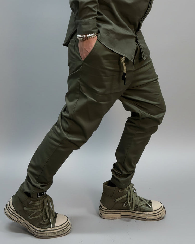 RB Spodnie Transatlantic Oliwkowe AW25/4 REBEL