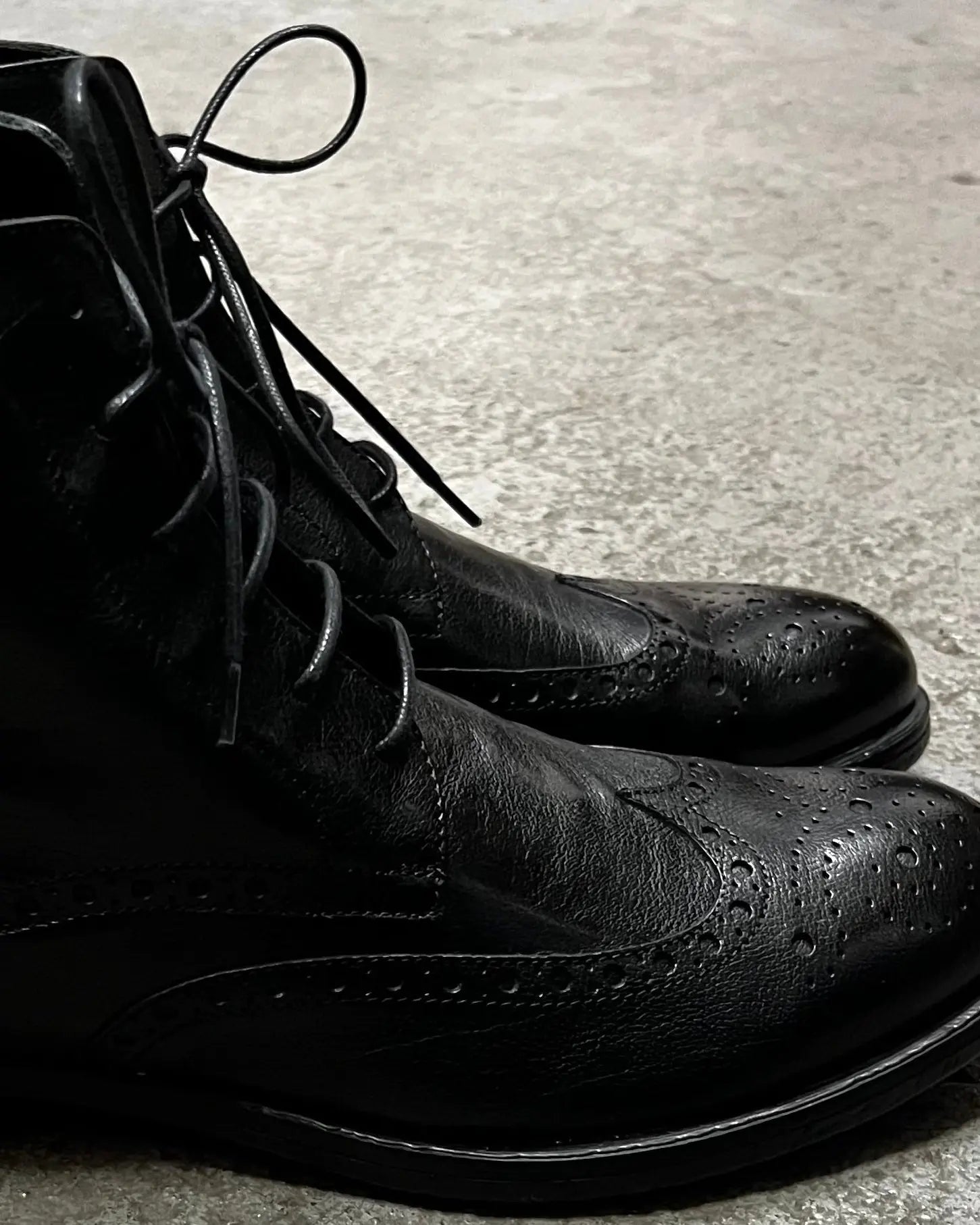 HUNDRED Derby Ankle Boots Bufalo CZARNE M514-681-96 HUNDRED
