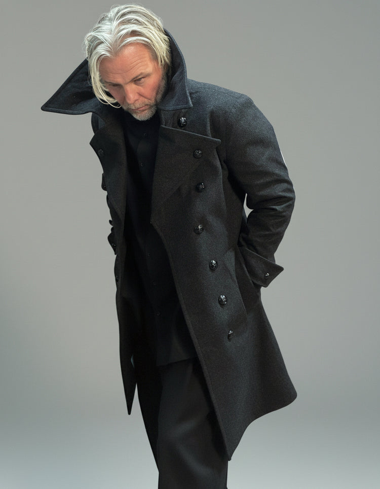 REYKJAVIK PŁASZCZ LEE SZARY AW25/3