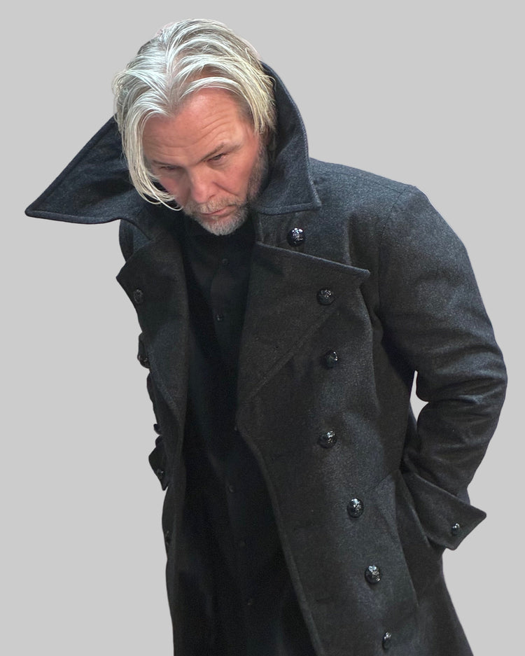 REYKJAVIK PŁASZCZ LEE SZARY AW25/3