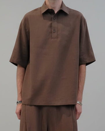 Imperial Moka Linen Shirt C1R2LSJ