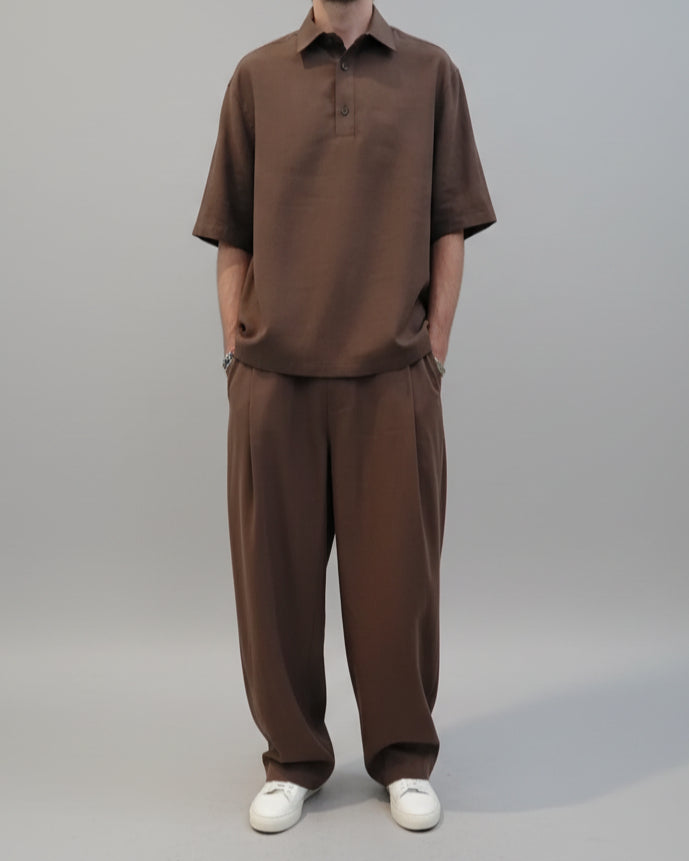 Imperial Moka Linen Shirt C1R2LSJ