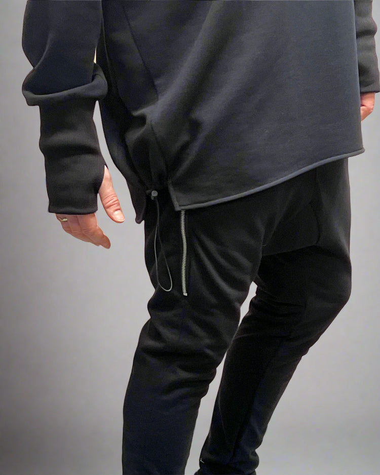 REBEL Sweter Czarny OverJump AW25/5 REYKJAVIK