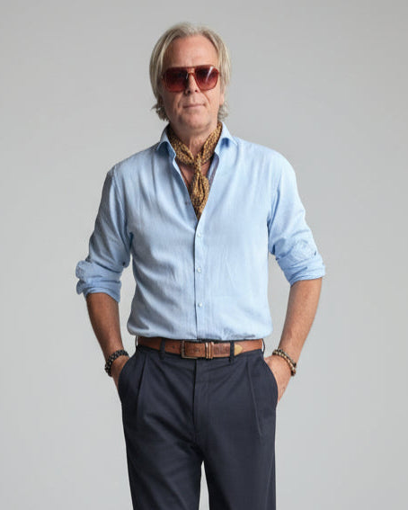 RD Cutaway Straight Shirt Light Blue SS26/15 REYKJAVIK
