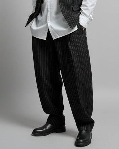 RB Spodnie Pompei Czarne w Prążek AW25/10