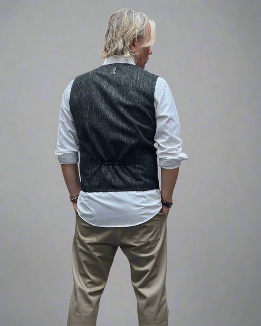 KAMIZELKA DEPP CZARNO-SZARA AW24/213