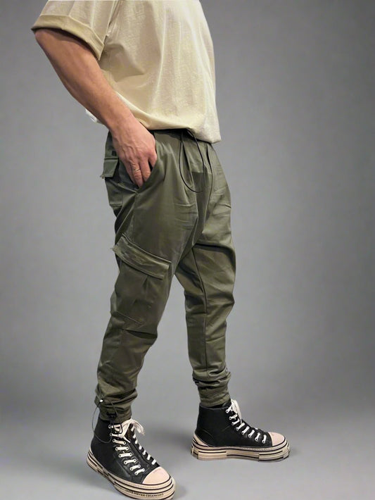 RB Spodnie Cargo Zielone AW24/2