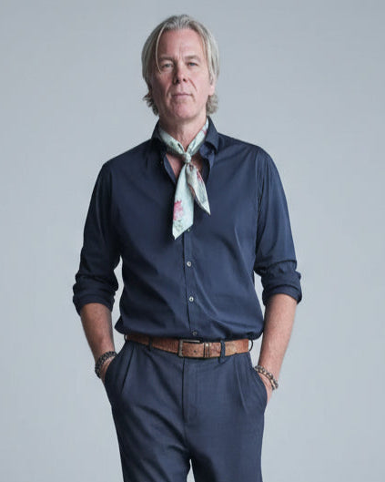 RD Cutaway Straight Navy Shirt SS26/17 REYKJAVIK