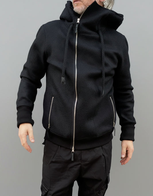 RB Bluza Balboa Czarna Wełniana AW25/5