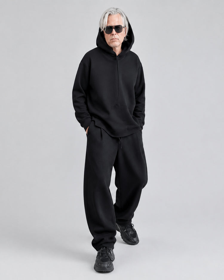 Reykjavik Bluza Czarna Overhoodie  AW26/1