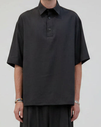 Imperial Black Linen Shirt C1R2LSJ IMP