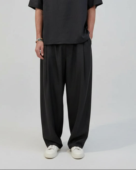 Imperial Black Linen Pants PE6YLSJ IMP