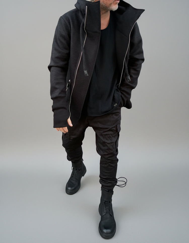 RB Bluza Balboa Czarna Wełniana AW25/5