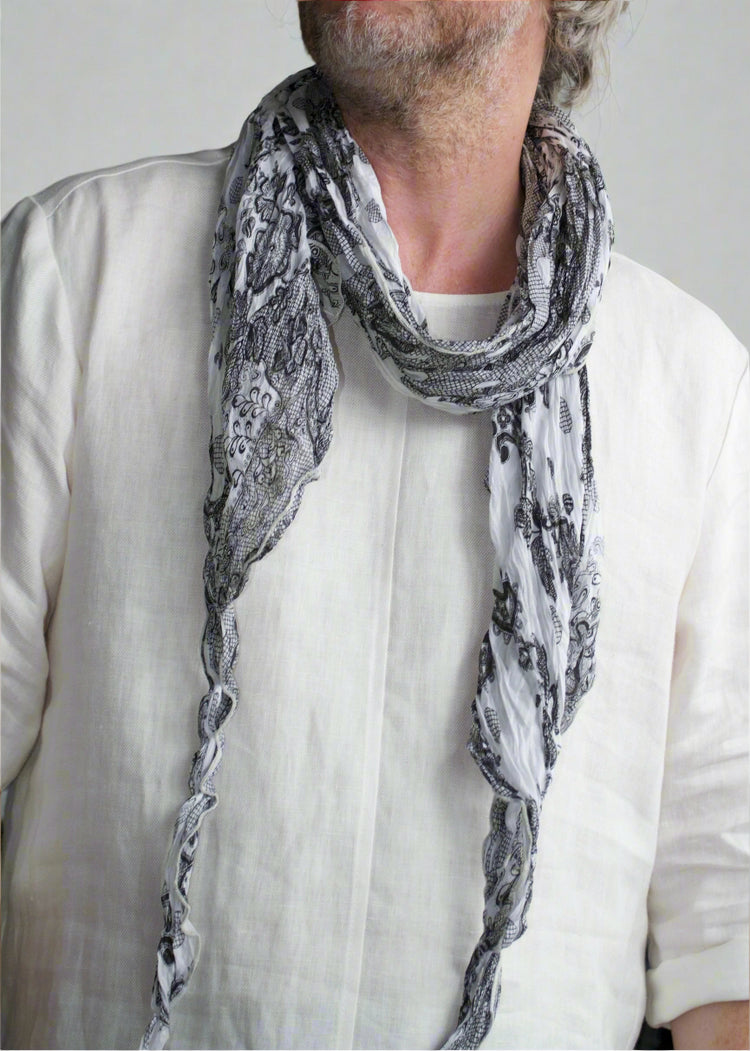SCARF COTTON/SILK AW23/1