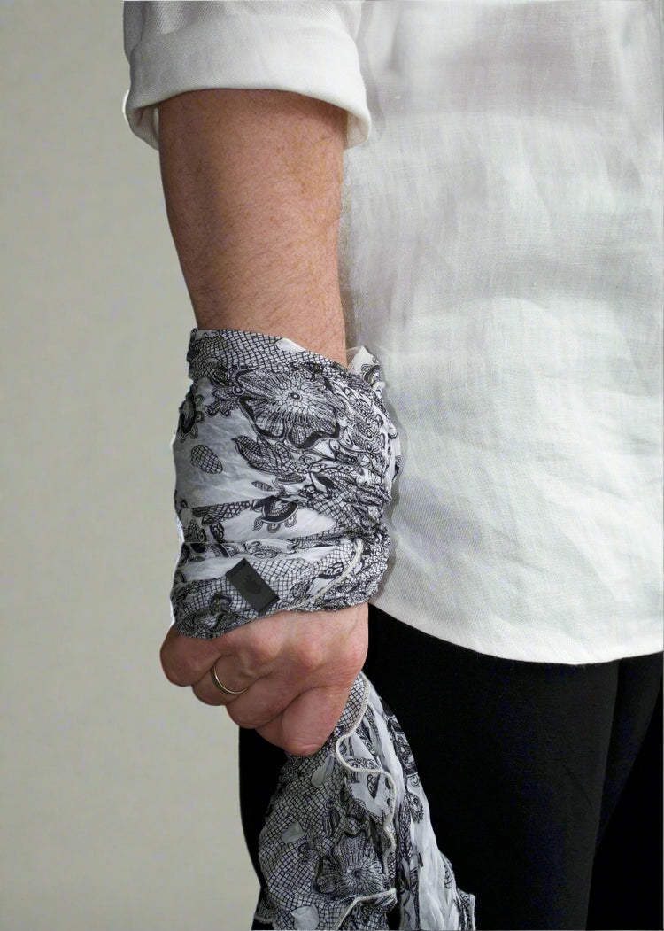 SCARF COTTON/SILK AW23/1