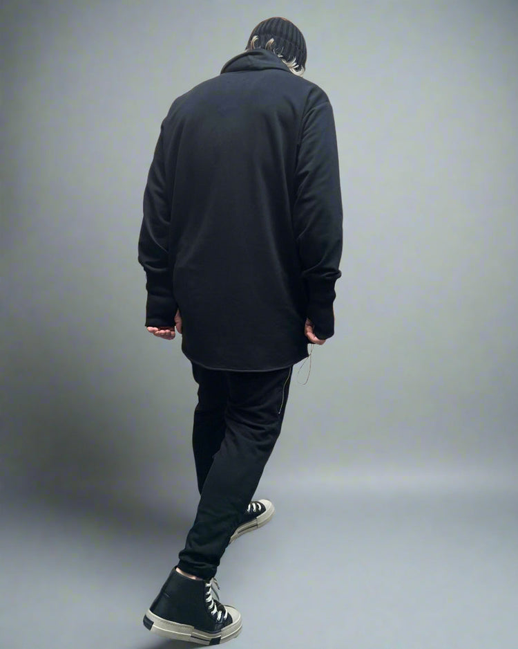 REBEL Sweter Czarny OverJump AW25/5 REYKJAVIK