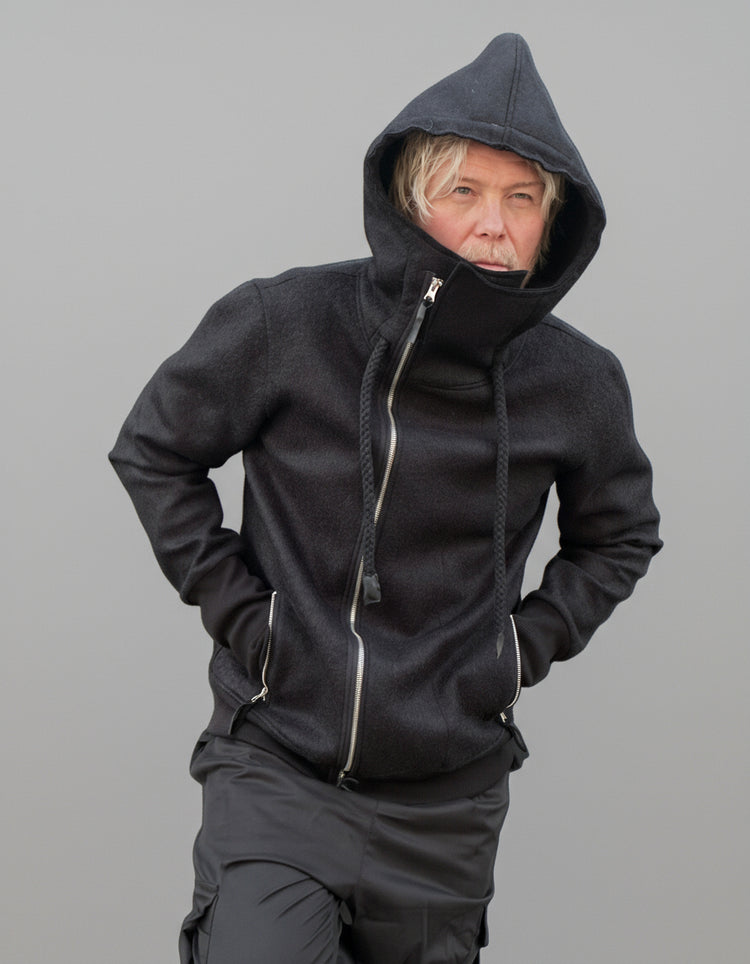 RB Bluza Balboa Czarna Wełniana AW25/5