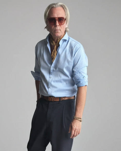 RD Cutaway Straight Shirt Light Blue SS26/15 REYKJAVIK