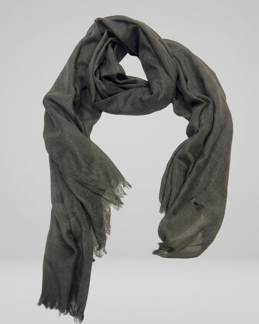 Khaki Lekki Szal Z Kaszmirem AW26/3