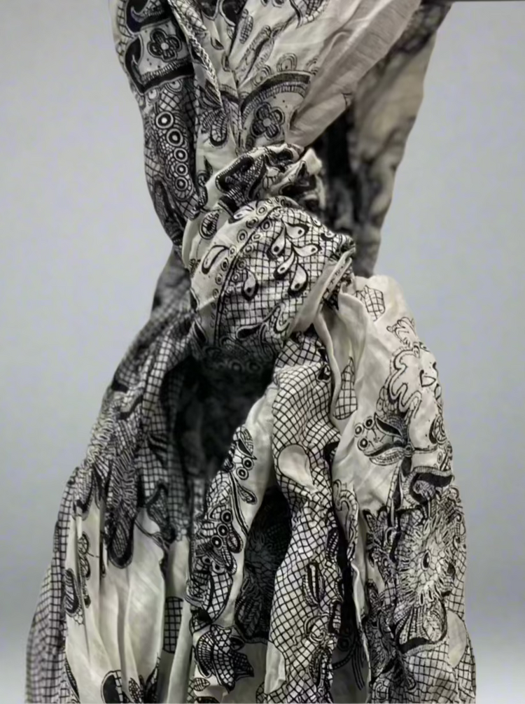 SCARF COTTON/SILK AW23/1