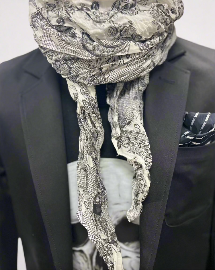 SCARF COTTON/SILK AW23/1