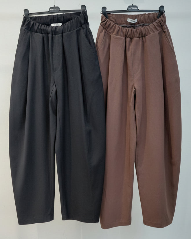 Imperial Black Linen Pants PE6YLSJ IMP