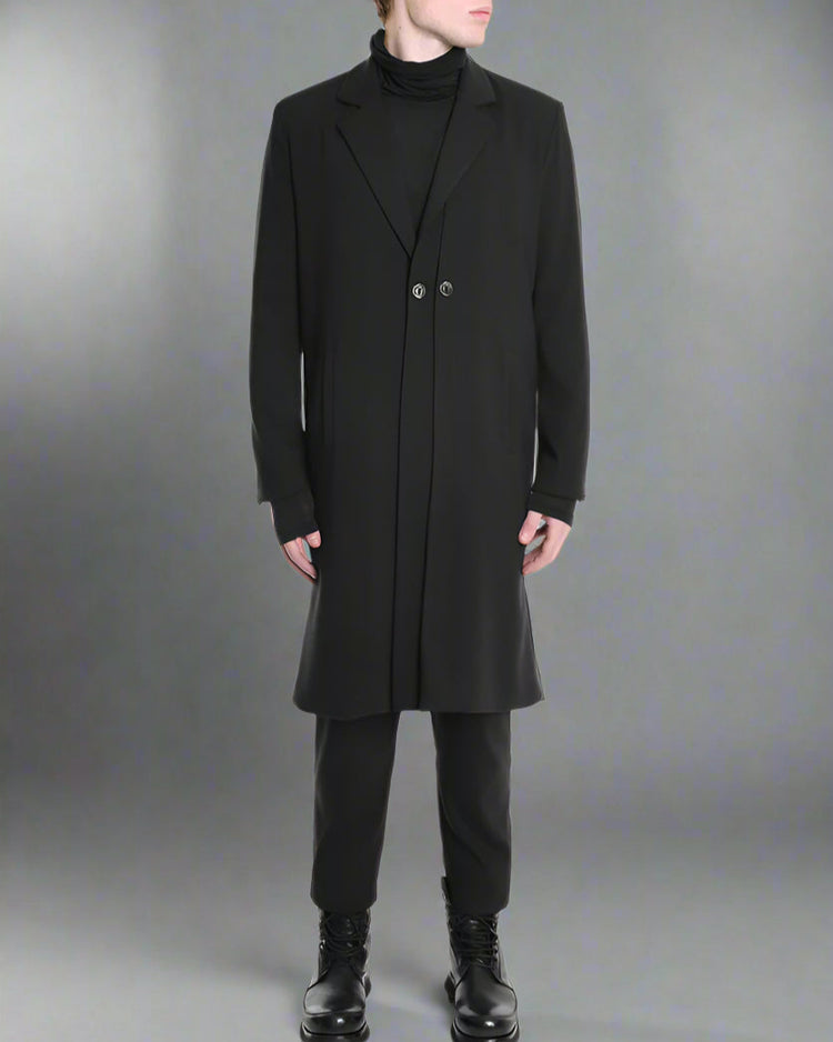 LH Długa Marynarka Czarna LM1139