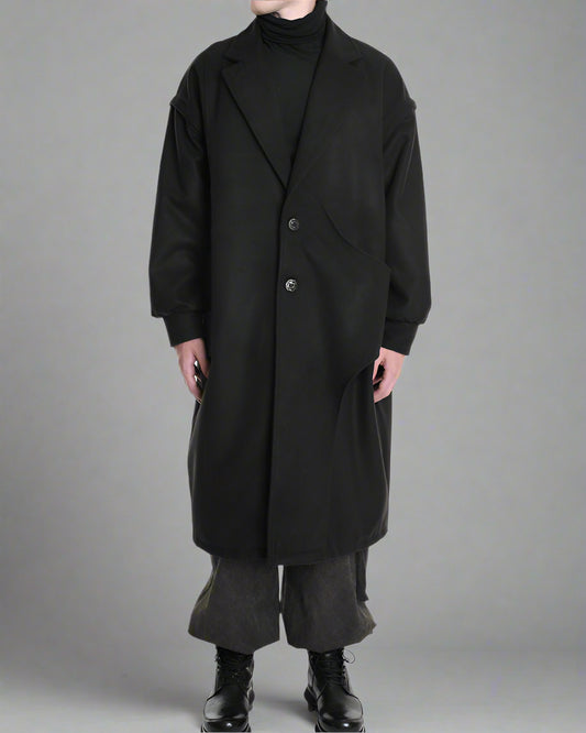 LH Płaszcz Czarny LM1114